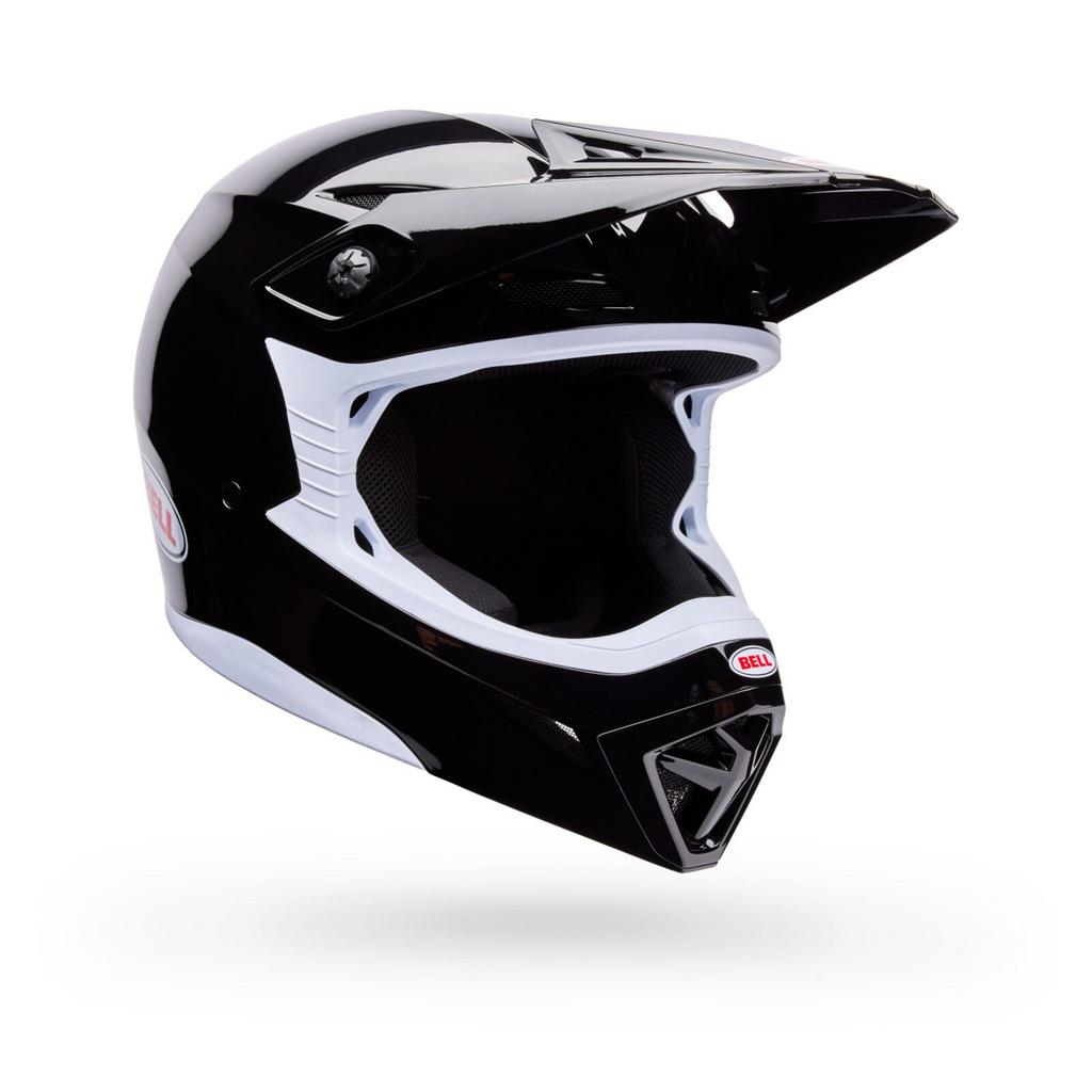 Bell MX-10 MIPS Solid (Black / White)