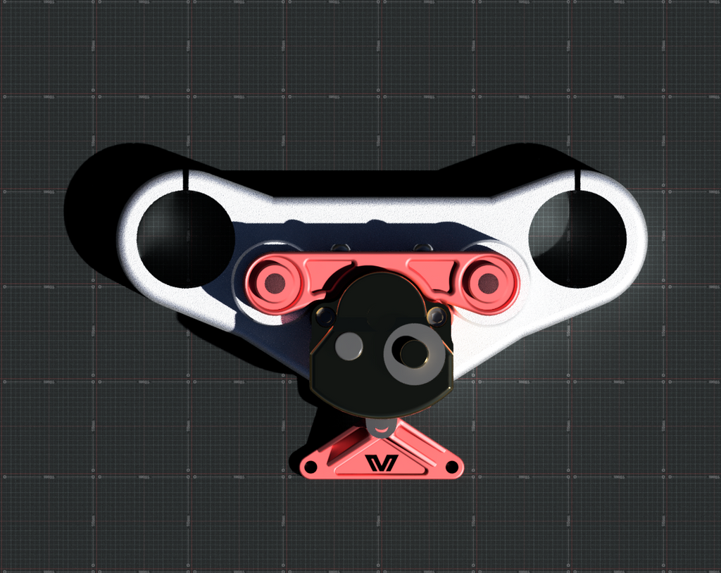 Muller Motorsport Ducati Desert X Steering Damper Kit (Red)